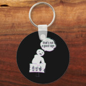 手話し言語ASLアメリカンハンドトーキング認識度 キーホルダー (正面)