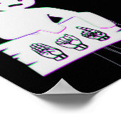 手話し言語ASLアメリカンハンドトーキング認識度 ポスター (角)