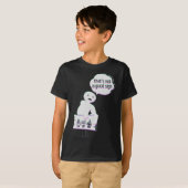 手話し言語ASLアメリカンハンドトーキング認識度 Tシャツ (正面フル)