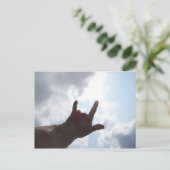 手話であなたが大好き ポストカード (スタンド正面)