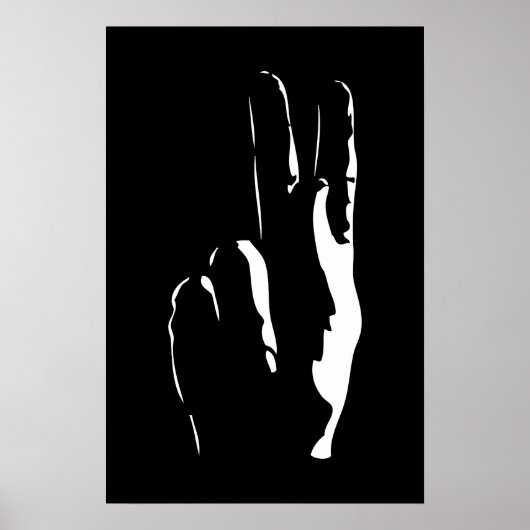 手話でのKの字 ポスター (正面)