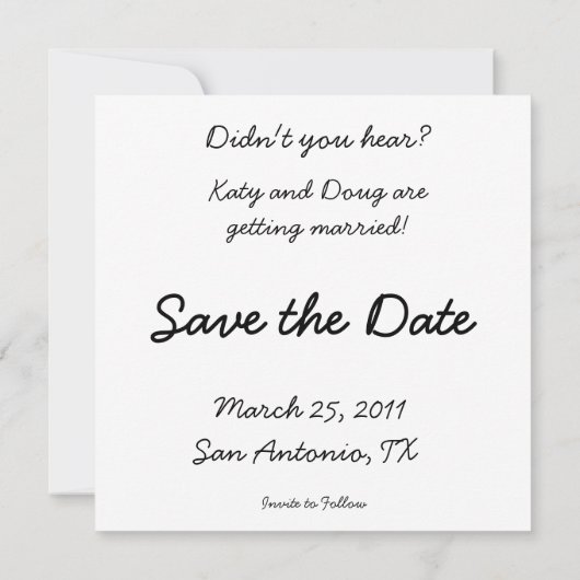 手話でSave the Date 招待状 (裏面)