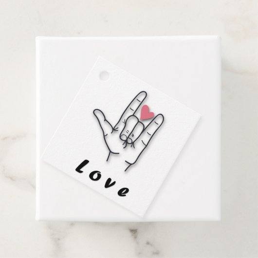 手話の愛 フェイバータグ (インサイチュ)