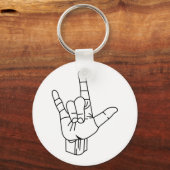 手話の概要 キーホルダー (正面)