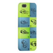 手話のiPhoneの場合 iPhoneケース (裏面右)