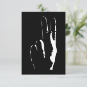 手話のKの字 招待状 (スタンド正面)