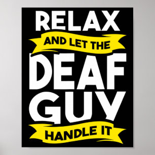 手話ろう者認識度難聴とASL ポスター