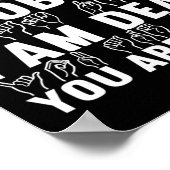 手話ろう者認識度20 ポスター (角)