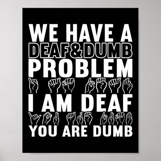 手話ろう者認識度20 ポスター (正面)