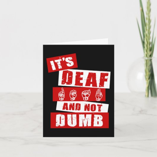 手話ろう認識度ハンドトークASL Lenguaj カード (正面)