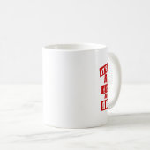 手話ろう認識度ハンドトークASL Lenguaj コーヒーマグカップ (正面右)