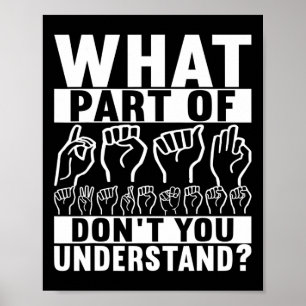 手話ろう認識度 ポスター