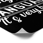手話を学ぶ ASL教師 手話啓発  ポスター (角)