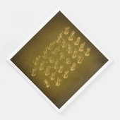 手話アルファベットアンティークアートヴィンテージグリーン (コーナー)