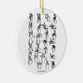 手話アルファベットオーナメント セラミックオーナメント (右)