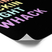 手話オフフック ASL スラング Tシャツ 聴覚障害者啓発 ポスター (角)