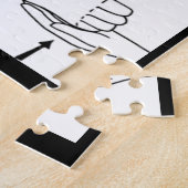 手話ジグソーパズル ジグソーパズル (側面)