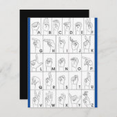 手話フラットカード (正面/裏面)