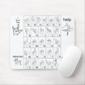 手話マウスパッド マウスパッド (マウス)