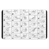 手話マグネット マグネット (横)