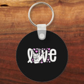 手話ラブASL Be Kind Fairy認識度 キーホルダー (正面)