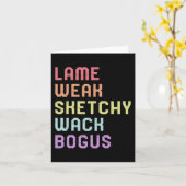 手話ラメ弱いASLスラングTee Looer Awarene カード (黄色い花)