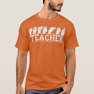 手話先生ASL会話1 Tシャツ