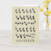 手話 カード (黄色い花)