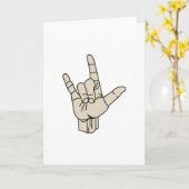 手話 カード (黄色い花)