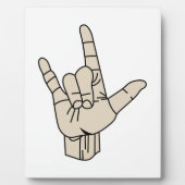 手話 フォトプラーク (正面)