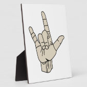 手話 フォトプラーク (側面)