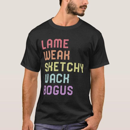 手話 ラメ ウィーク ASL スラング Tシャツ 聴覚障害者 啓発 (正面)