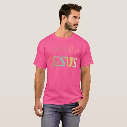 手話 Tシャツ (正面フル)