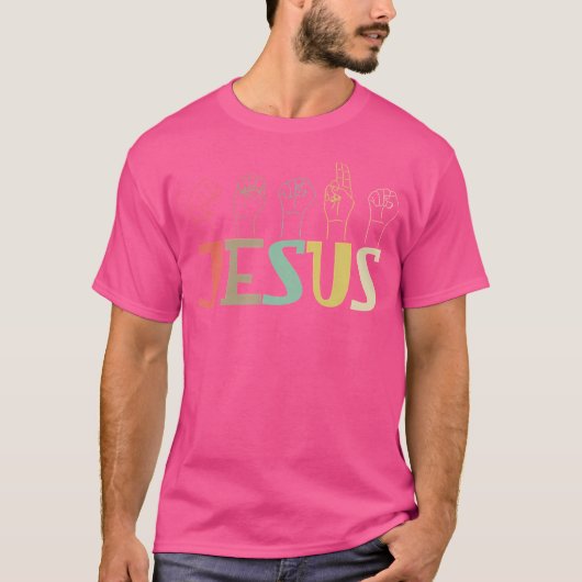 手話 Tシャツ (正面)