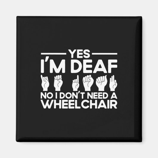 手話Yesろう マグネット (正面)