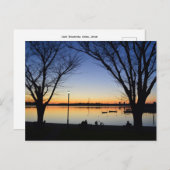 手賀沼湖：千葉県 ポストカード (正面/裏面)