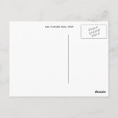 手賀沼湖：我孫子日本はがき ポストカード (裏面)