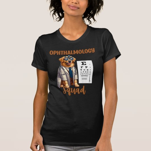手足と視覚動物の眼科の分隊 Tシャツ (正面)