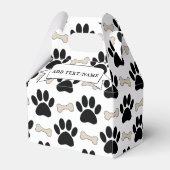 手足と骨のパターンのカスタム フェイバーボックス (裏面サイド)