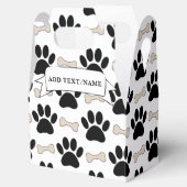 手足と骨のパターンのカスタム フェイバーボックス (オープン)