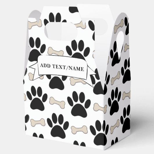 手足と骨のパターンのカスタム フェイバーボックス (オープン)