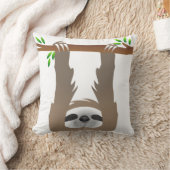 手足につるとれる茶色の眠り クッション (ブランケット)