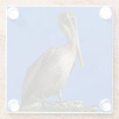 手足のペリカン ガラスコースター (裏面)