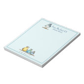 手足の名前のメモ帳の奇抜なパーソナライズされた鳥 ノートパッド (回転)