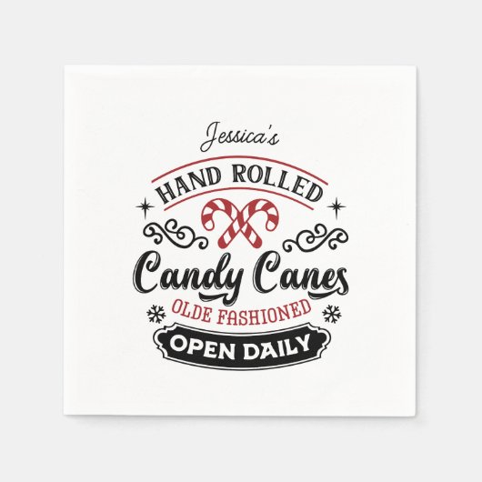 手転が飴 | 農家 スタンダードカクテルナプキン (正面)