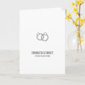 手遅れではない – 走婚約カード カード (黄色い花)