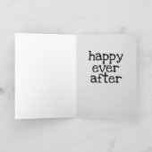 手錠おもしろい結婚おめでとう カード (内部)