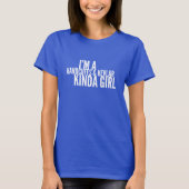 手錠およびケブラーのちょっと女の子 Tシャツ (正面)