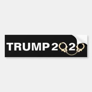 手錠が付いている切札2020年 バンパーステッカー