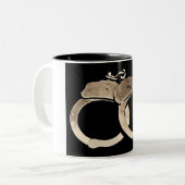 手錠のコーヒー・マグ ツートーンマグカップ (正面左)